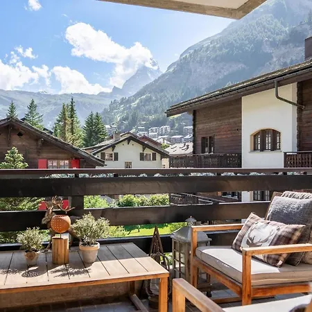 Stylish With Matterhorn View In The Center Apartment Zermatt